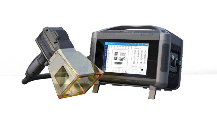 Laser Wave Length 1064nm Fiber Laser Marking Machine supports AI graphic format maximal marking speed 7000mm per second precision engraving