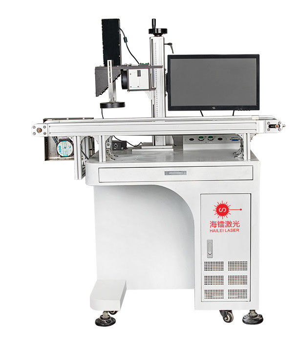 نشانگر لیزری فیبر بصری CCD 20KHz-80KHz ماشین علامت گذاری فیبر موقعیت دقیق