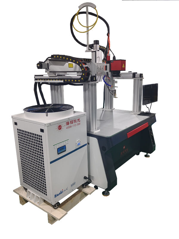 CNC Gantry Laser Welder with CCD Vision and 0.1mm Precision Spot | 0.1mm laser spot gantry welder | automatic alignment gantry laser welder