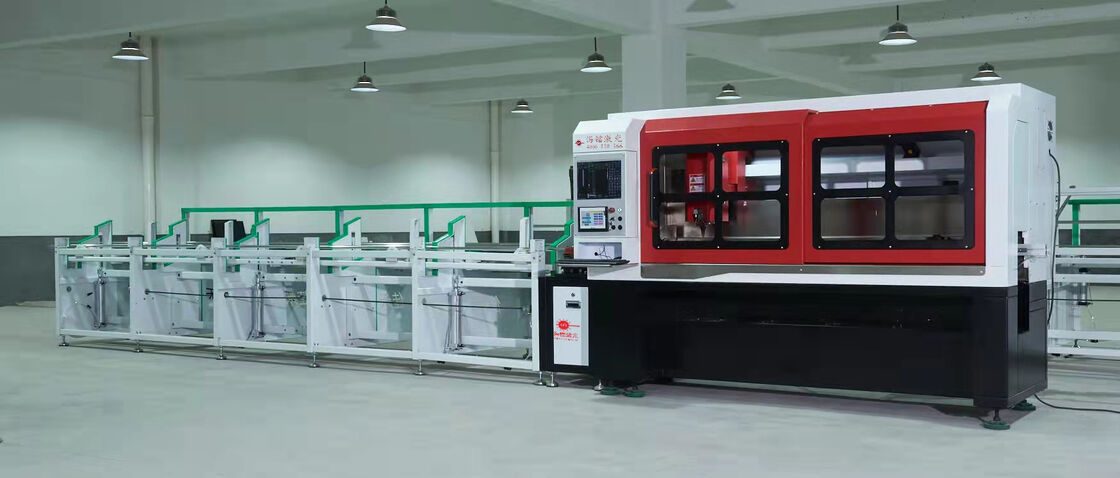 Fully Automatic CNC Laser Tube Cutting Machine with Heavy Duty Structure and High-Load Pneumatic Chuck