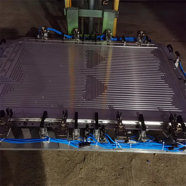 Gantry welding production line for EV battery trays and liquid cold plates | Precision laser welding equipment for large-capacity energy storage liquid cold plates
