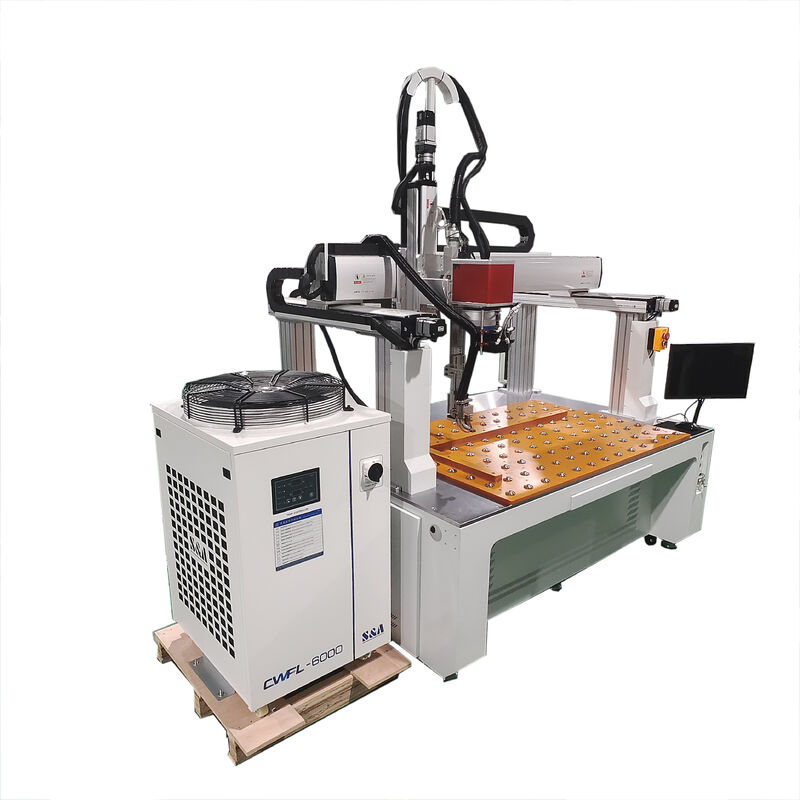 Gantry welding production line for EV battery trays and liquid cold plates | Precision laser welding equipment for large-capacity energy storage liquid cold plates