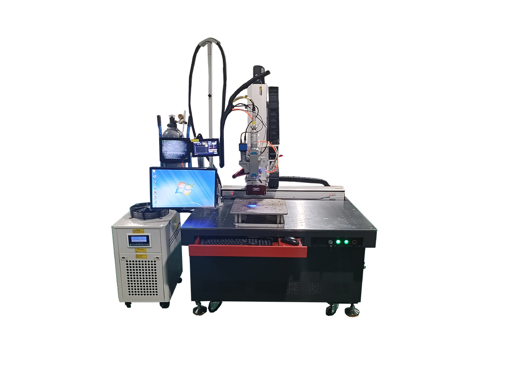 3-AXIS QCW LASER WELDING MACHINE, USED FOR LIQUID-COOLED COLD PLATE WELDING, CONTINUOUS LASER OUTPUT, RELIABLE QUALITY, ONE-YEAR MAINTENANCE SERVICE.