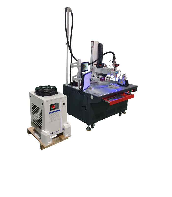 5-AXIS QCW LASER WELDING MACHINE, USED FOR LIQUID-COOLED COLD PLATE WELDING, CONTINUOUS LASER OUTPUT, RELIABLE QUALITY, ONE-YEAR MAINTENANCE SERVICE.