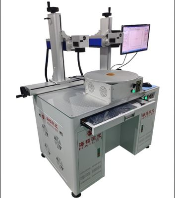 8 Station Optical Fiber Marking Laser Machine 100W Fiber Laser Marker